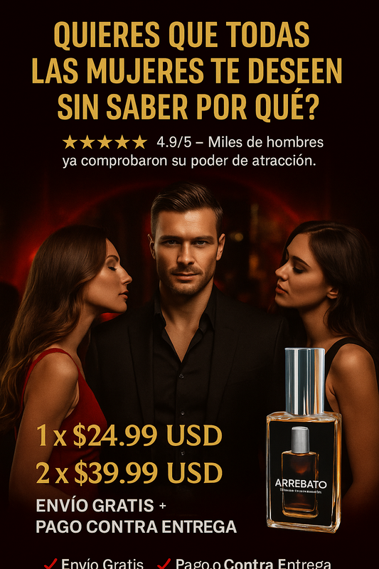 ARREBATO Perfume con feromonas